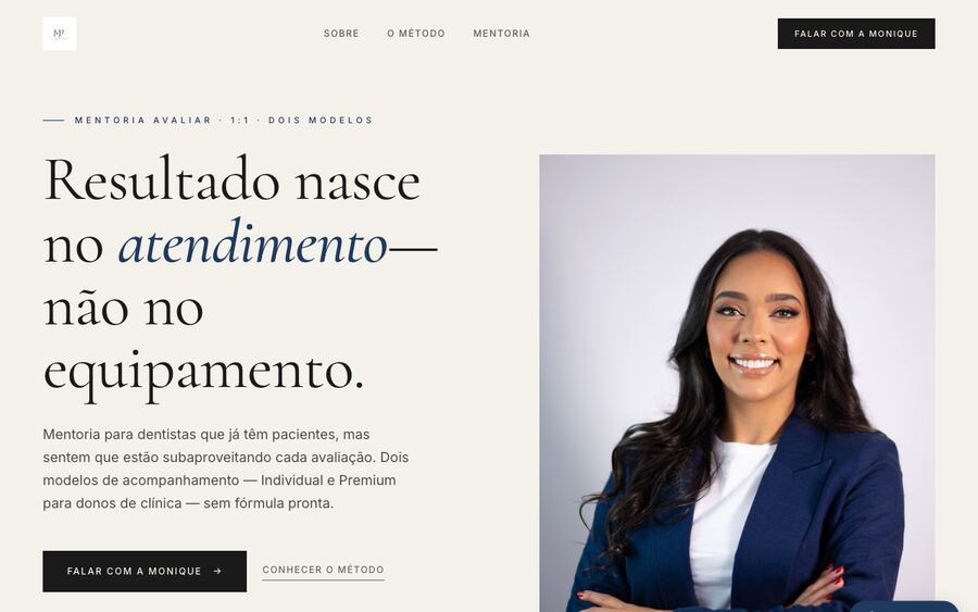 Site da Dra. Monique Porto